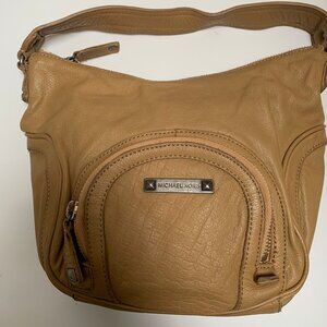Vintage Michael Kors Tan Leather Shoulder Bag